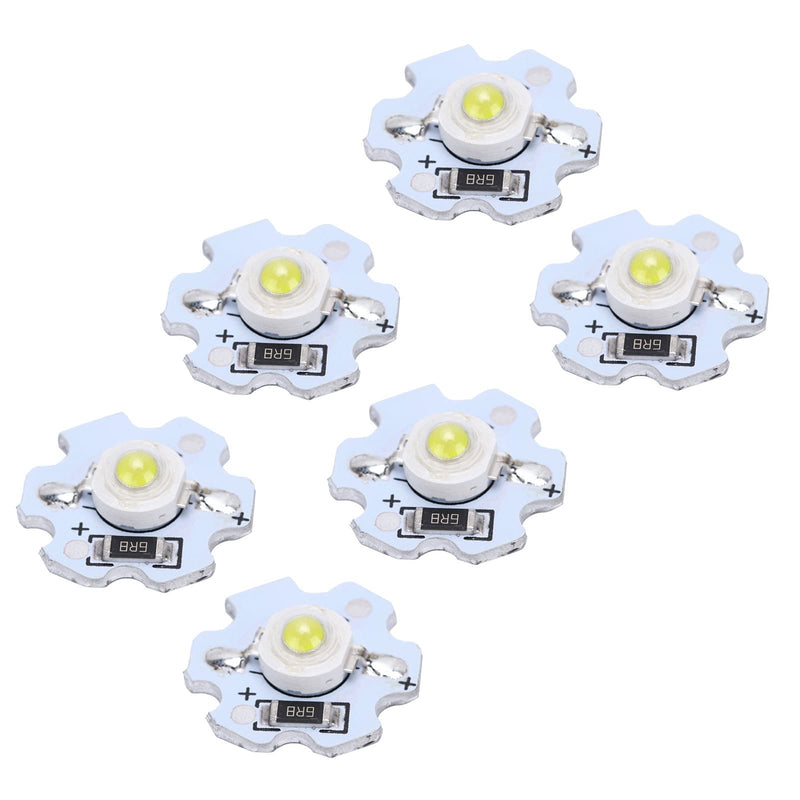 25 Pieces LED Lamp Beads 5V LED Chips 200LM 1W High Power SMD LED Lamp Chip Bulb for Replacement of Foodlight/Spotlight Lamps in Home Studio (Cool White 10000K), Lighting Accessories, Default