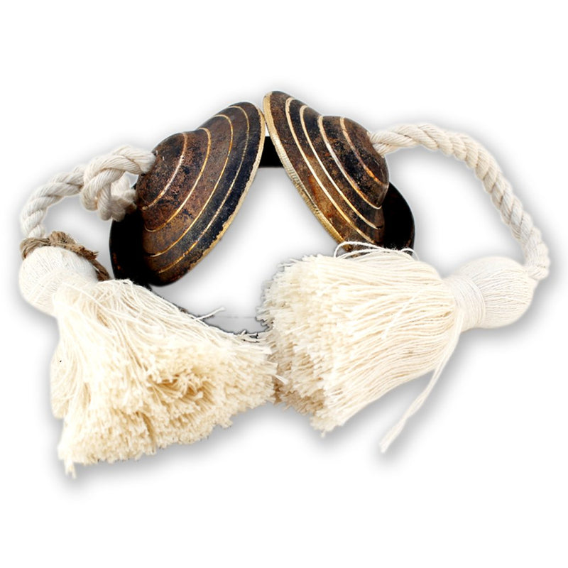 DeKulture Handmade Pure Kansa Manjeera Percussion Instrument Indian Cymbal Clapper Bell For Religious Ceremonies Bhajans Healing Yoga Meditation, 3X1 (DH) Inches