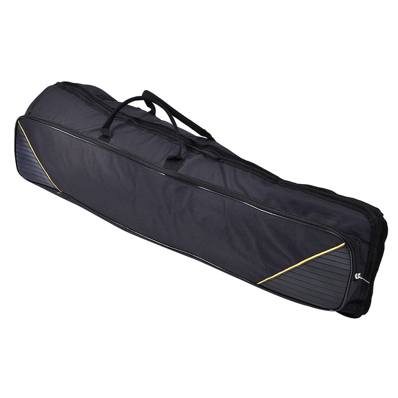 Yosoo Portable Trombone Bag Musical Instrument Case for Alto Tenor Players (Black)