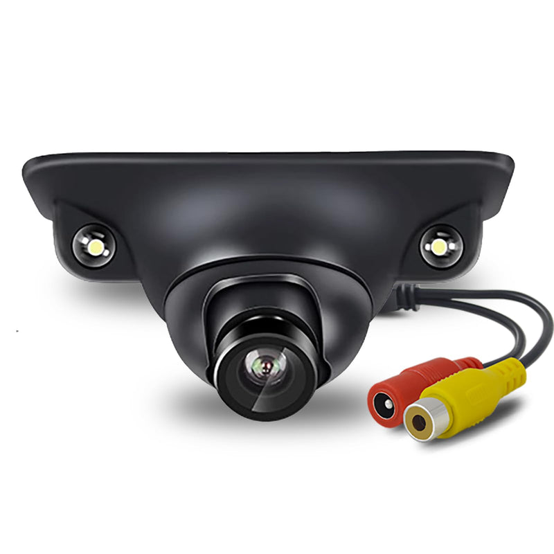 Car Side Rear View Backup Camera Reversing 5 in Monitor Reverse Image Front Parking Night Vision Rear Mirror Positive for Vehicle