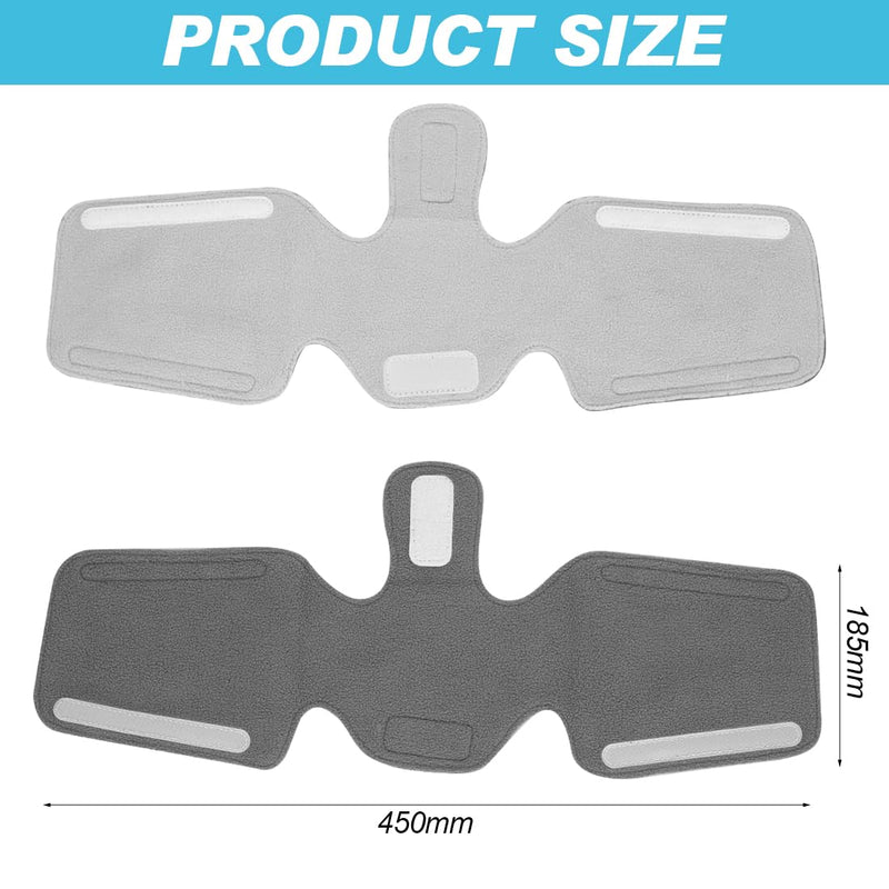 CPAP Neck Pad CPAP Neck Pad Headgear Strap Cover Universal Sleep Apnea Masks Neck Pads, Grey