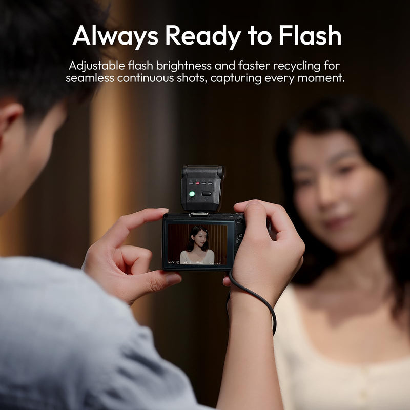 Ulanzi Camera Flash and Wireless Trigger Kit, 2.4GHz Remote Flash Trigger with Compact Speedlite, Hot Shoe Camera Flash Set for Mirrorless Cameras, Portrait Photography, Product Shooting, Indoor Studi