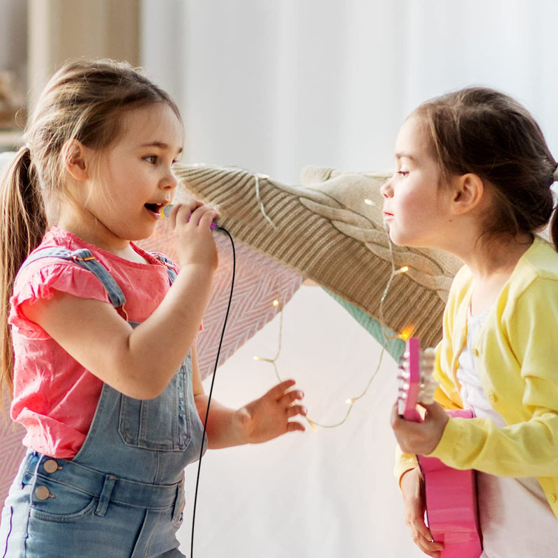 [AUSTRALIA] - Mini Microphone,Portable Vocal Tiny Microphone, Asmr Microphone ,Phone Microphone, Mini Karaoke Microphone for Voice Recording Chatting And Singing On Iphone,Android,Laptop Notebook（Pink purple） Rose purple 