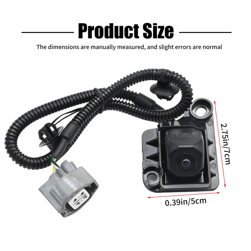 Saihisday 86790-34030 Rear View Backup Camera with Harness Replacement for Toyota Tundra 2007 2008 2009 2010 2011 2012 2013 Parking Reversing Assist Camera Replace TO1960103