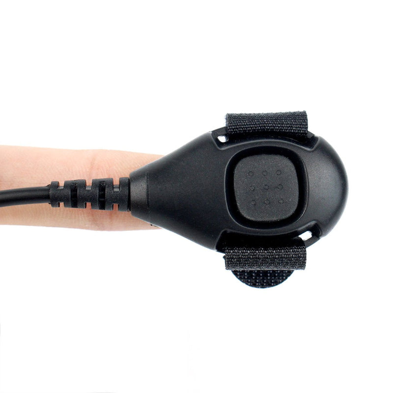 [AUSTRALIA] - Retevis Behind-The-Head Walkie Talkie Headset with Boom Mic,Compatible RT22 RT21 H-777 RT68 Baofeng BF-F8HP UV-5R UV-82 Kenwood Walkie Talkie,Two Way Radio Headset with Finger PTT(1 Pack) 