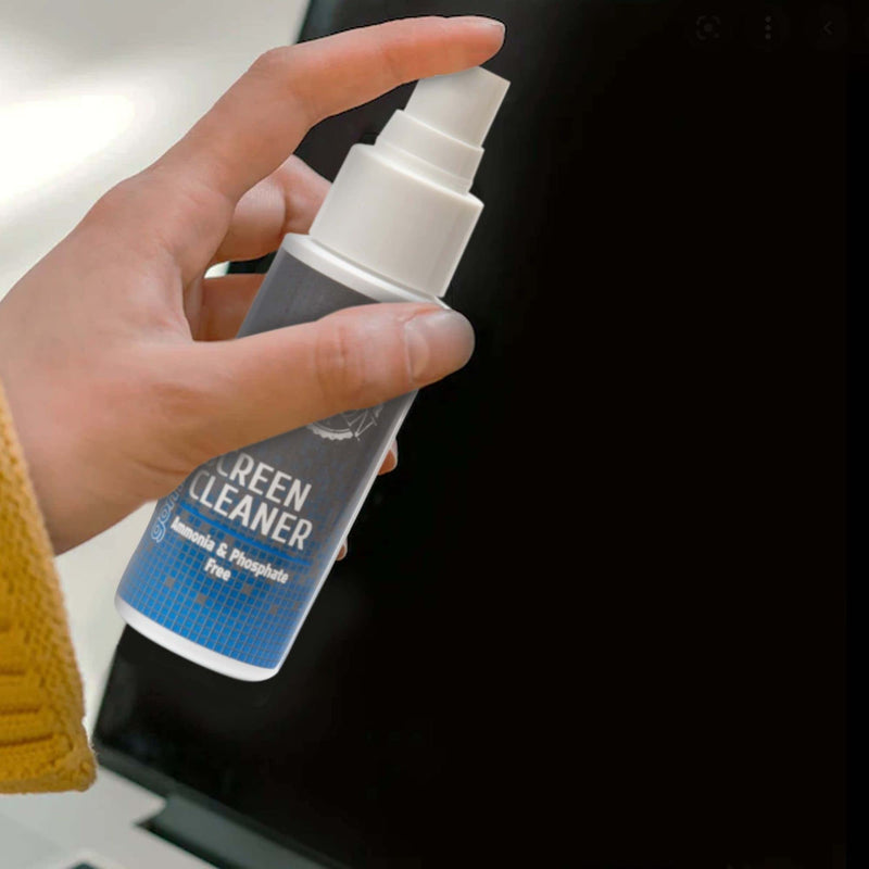 Screen Cleaner Spray Bottle with Microfiber Cloth for Electronical Devices (1.70 Ounces), Ideal for Laptops, Computers, Tv Screens, Phone Screens, Tablets, Camera Lenses, E-Readers, Eyeglasses 1