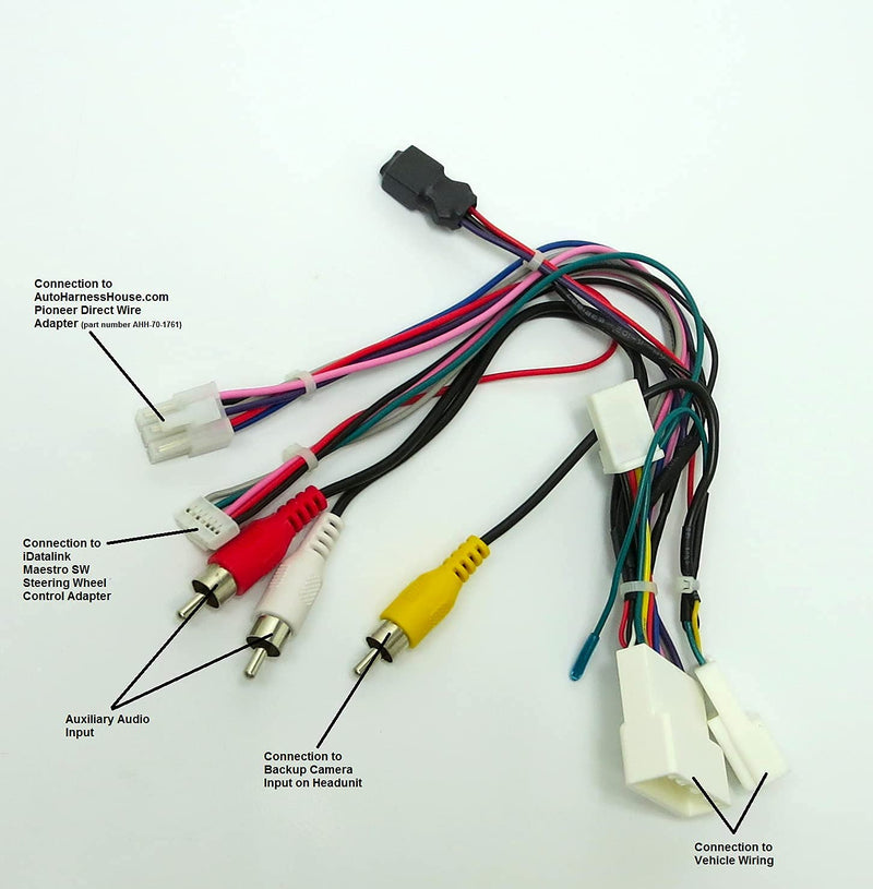Pioneer Headunit Install kit for 2016-2019 Subaru (Plug and Play)