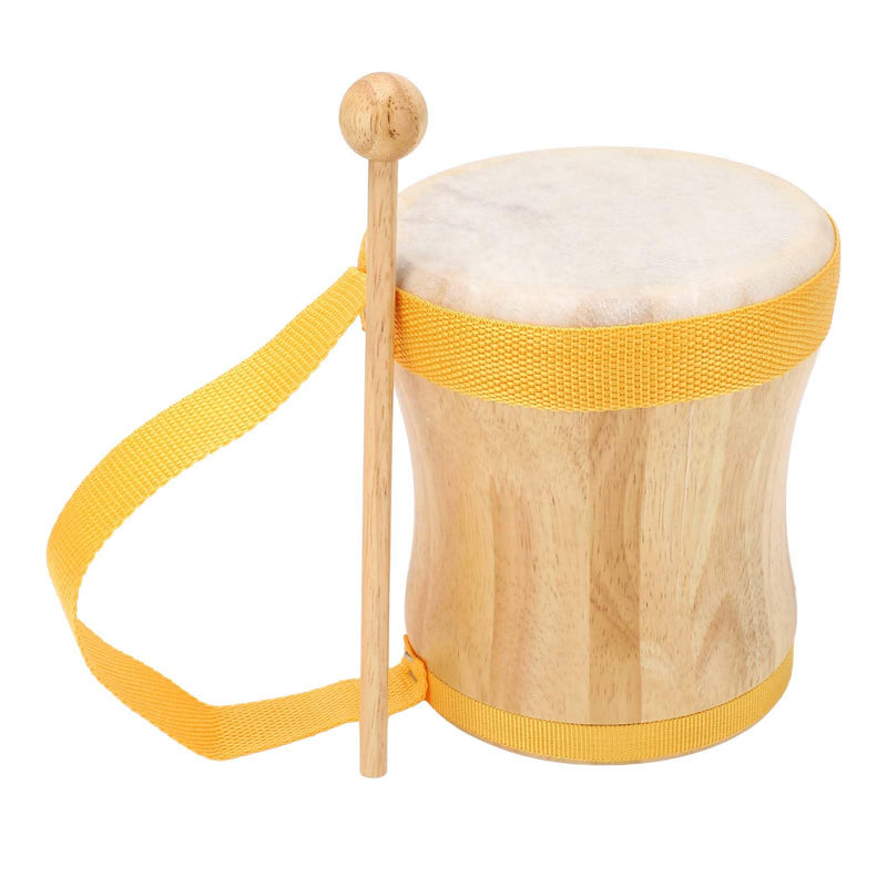 Hand Drum, Bongos For Adults Sheepskin Drum Top Hand Drums For Adults with Stick For Performances, Parties and Music Festivals (Yellow)