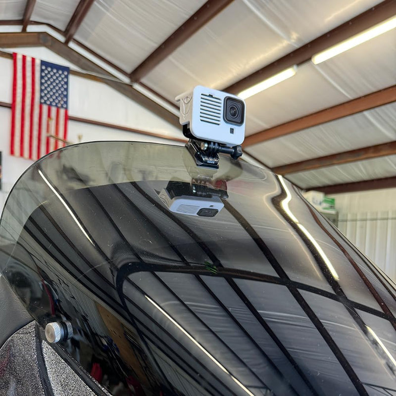YOLOtek Veteran Owned - Sun Shade for GoPro Hero9, 10, 11, 12, 13-3D Thermal Design to Block Sun & Prevent Overheating for Outdoor Filming/Streaming