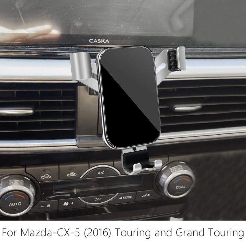 LUNQIN Car Phone Holder for Mazda CX-5 CX5 2016 Touring & Grand Touring Auto Interior Accessories Best Cell Phones Mount Cellphone Mobile Cradle Charging Navigation Bracket Air Vent Stand Accessory for 2016 Mazda CX-5 Touring & CX-5 Grand Touring