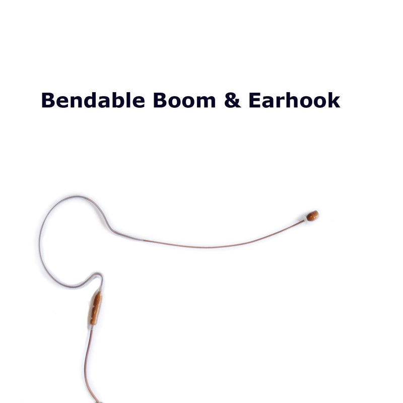[AUSTRALIA] - AVL-630CC-SH4 Cocoa Color Earhook Mini Headset Microphone for Shure 