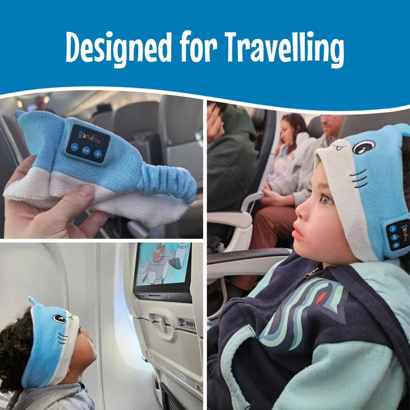 Original Toddler & Kids Headphones - Bluetooth Wireless & Wired Headband - Comfortable Fit - Safe Volume Limited - Adjustable for Travel, Learning, and Sleep (Sparkle The Unicorn) Sparkle The Unicorn