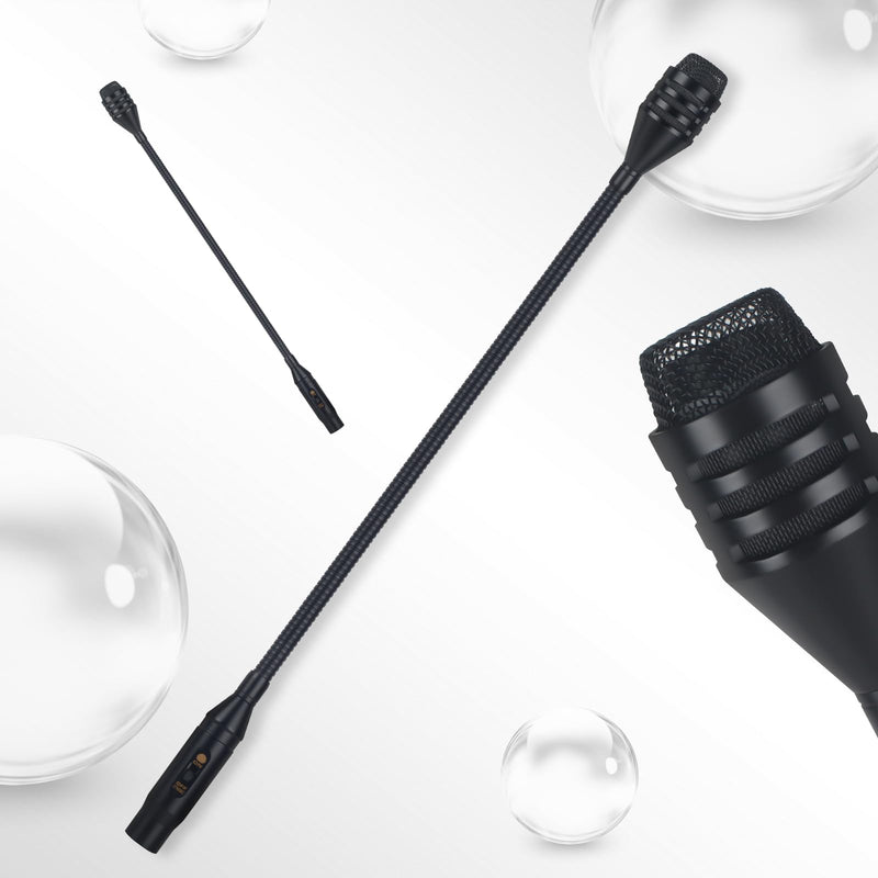 D2 Flexible Professional Dynamic bob Barker Microphone with switchgear for Video Conference, Singing, Karaoke DJ Mixer Dedicated Disc KTV Bar Gooseneck DJ Mic,3-pin XLR