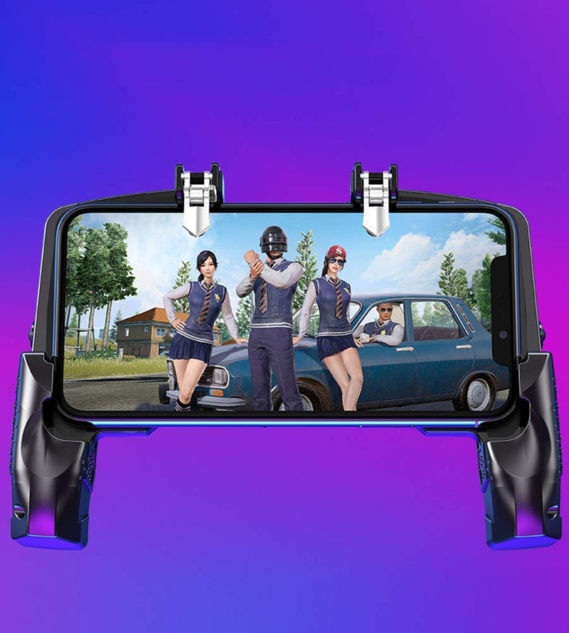 Mobile Controller,Aim Keys L1R1 and Gamepad Knives Out/Rules of Survival,Cellphone Game Trigger,Battle Royale Sensitive Shoot (Mobile Game Controller M) Mobile Game Controller M