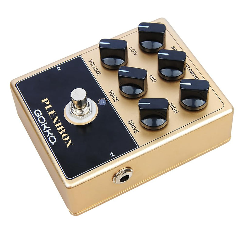 [AUSTRALIA] - AMPLI PEDAL PLEXIBOX GK-36 - All - Analog British Sound Guitar Effects Pedal - Emulates Marshall Amps with 6 - Control Tone Shaping 