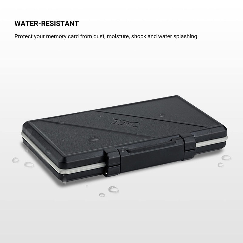 30 Slots Micro SD Card Case with Index Label, Water Resistant & Shockproof Micro SD Card Holder, Compact MicroSDHC/MicroSDXC/Micro SD Card Organizer Storage