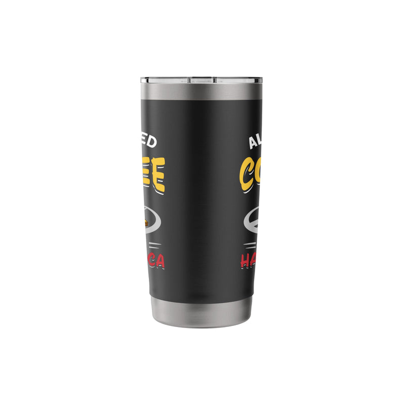[AUSTRALIA] - Music Instrument Mouth Organ Coffee And My Harmonica Stainless Steel Insulated Tumbler 20 Ounces Black 