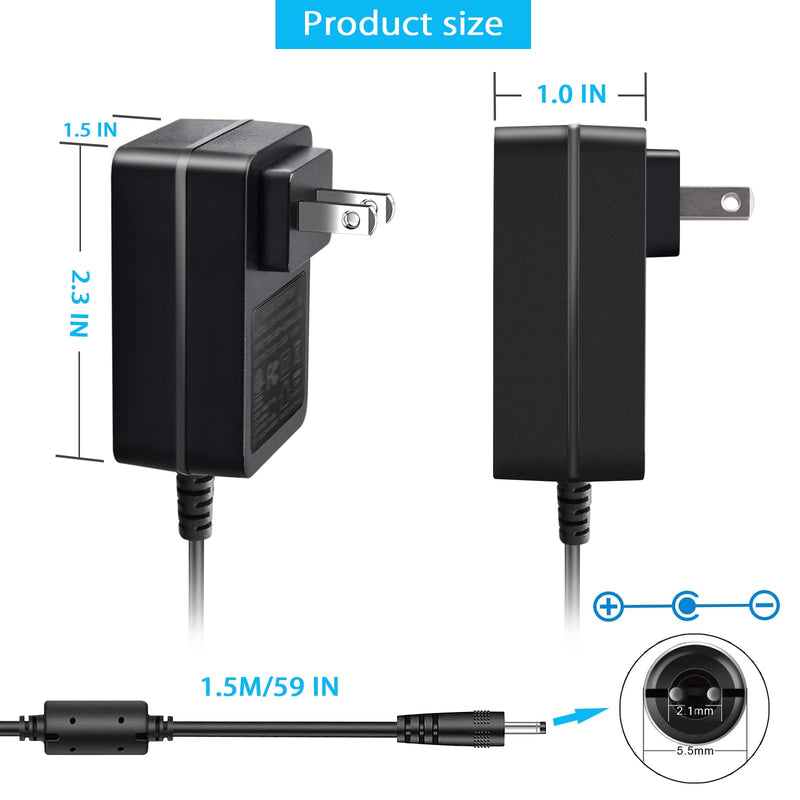 [AUSTRALIA] - 9V 2A Power Supply Charger Cable for Roland PSB-1U Adapter, for Boss PSA-120S ME-80 RC-30 RC-202 ME-70 Power Guitar Pedal, for DYMO LabelManager LM-160 500TS 100 150 220P 350 LM210D LM-200 