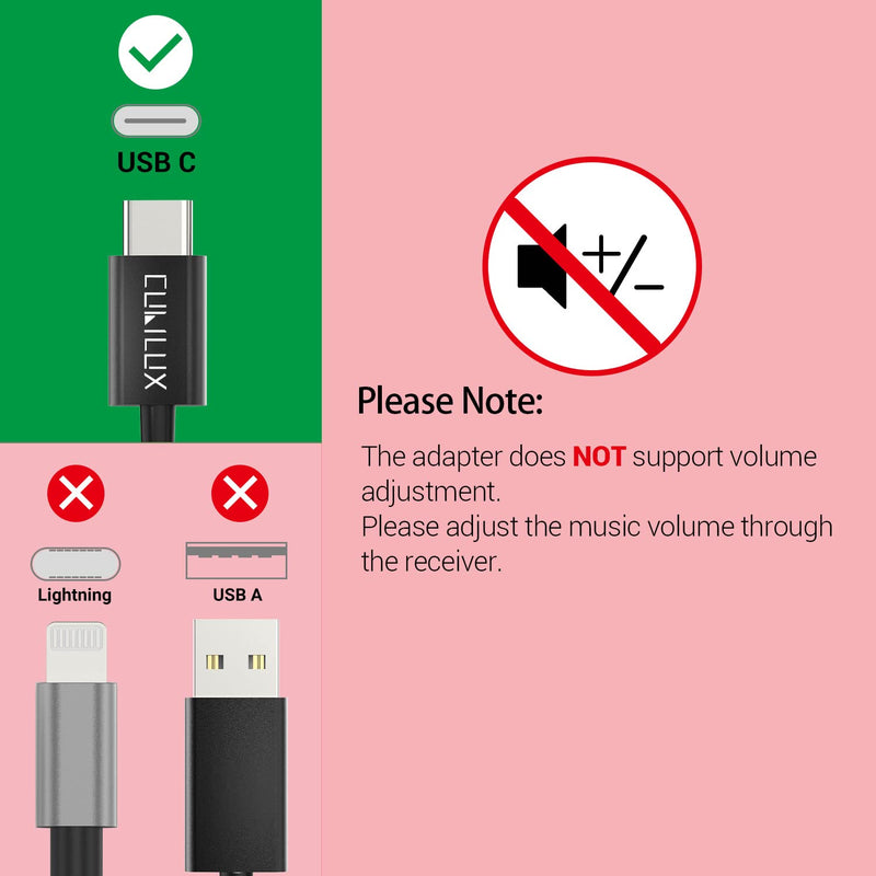 [AUSTRALIA] - Cubilux USB C to Dual SPDIF Adapter [192KHz/24bit DAC] for iPad 10 iPad Pro/Air 5 4/Mini 6 MacBook Mac iMac Samsung S24/S23/S22/S21/S20 Pixel 8/7/6 Pro Type C to Double TOSLINK Optical Audio Splitter 