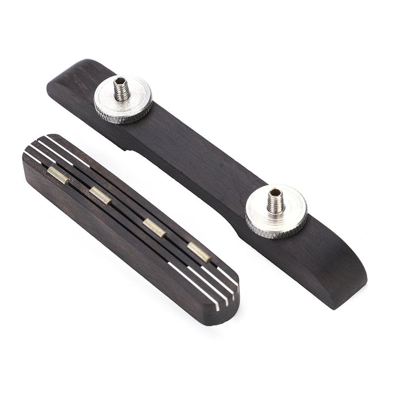 Mandolin Bridge, Rosewood Height Adjustable Bridge Mandolin Instrument DIY Repair Parts