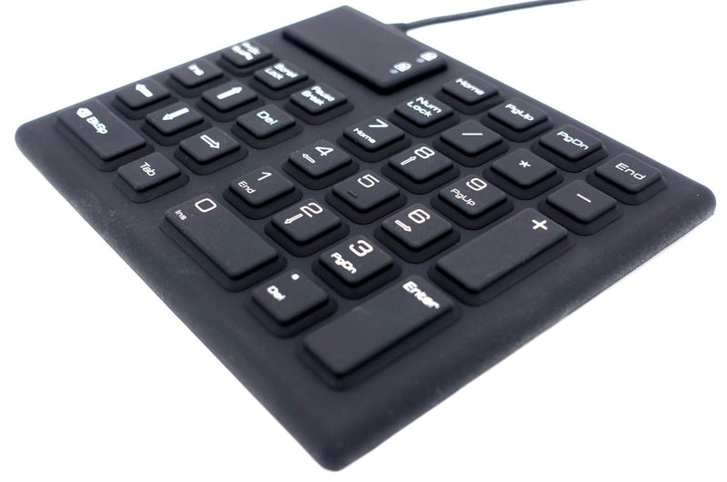 DSI Portable Silicone 32 Key Numeric Keypad Rigid Waterproof KP-JH-SFR33