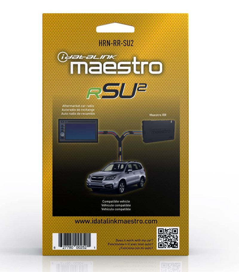 Maestro HRN-RR-SU2 Plug and Play T-Harness for SU2 Subaru Vehicles - (Discontinued)