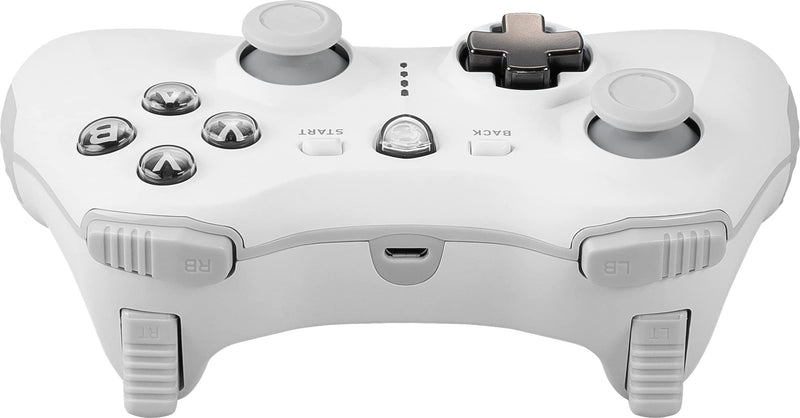 MSI Force GC30V2 White Wireless Gaming Controller, Dual Vibration Motors, Dual Connection Modes, Interchangable D-Pads, Compatible with PC & Android Force GC30 V2 WHITE