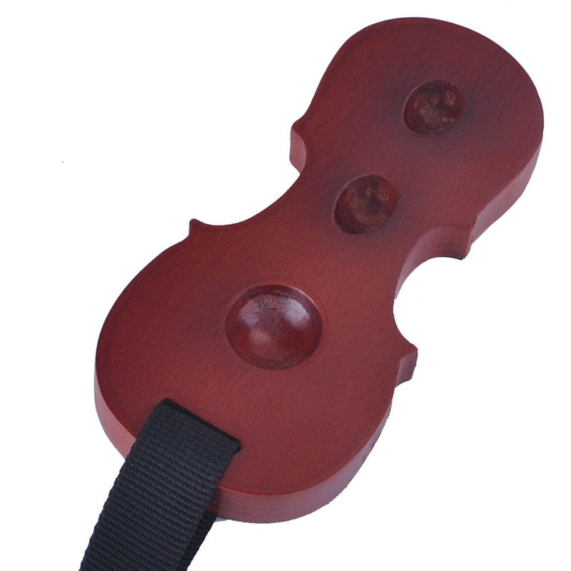 [AUSTRALIA] - PUNK Solid Wood Cello Endpin Rest Non-slip Stopper Anchor Protector in Cello Shape 3 Holes Holder (3A) 3A 