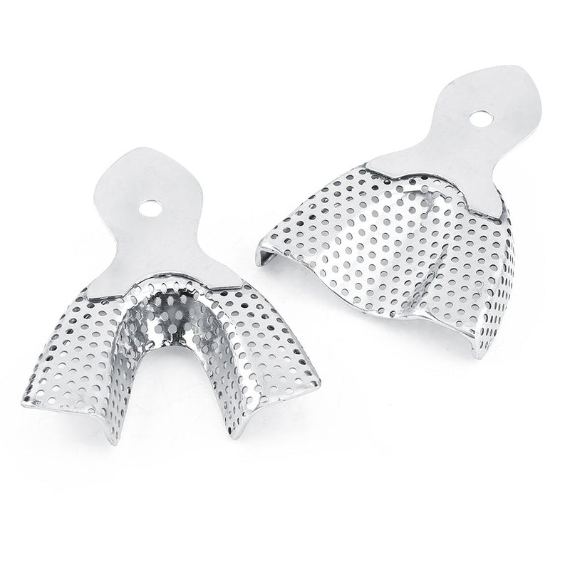 Wincal Dental Trays - 6 Pieces Stainless Steel Autoclavable Tooth Trays Impression Tray Upper & Lower Dental Trays, Dental Imprint Trays, Autoclavable Impression Tray