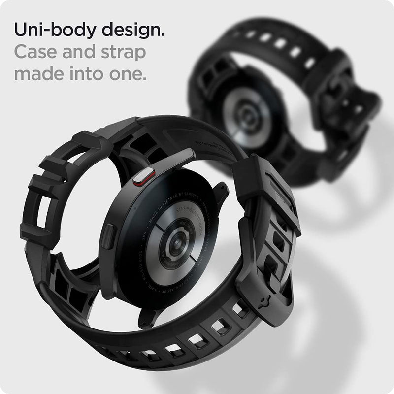Spigen S353 Charger Stand and Rugged Armor Pro Designed for Galaxy Watch 5 40mm (2022)
