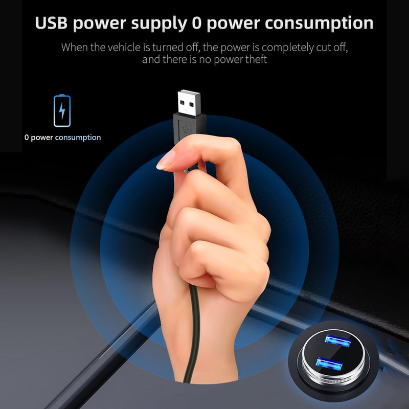 GoolRC Speedometer HUD, Heads-Up Display Digital Speedometer GPS Speed Meter MPH/KMH, Head Up Display for All Cars, USB Cable Plug & Play Large Screen High-definition Display