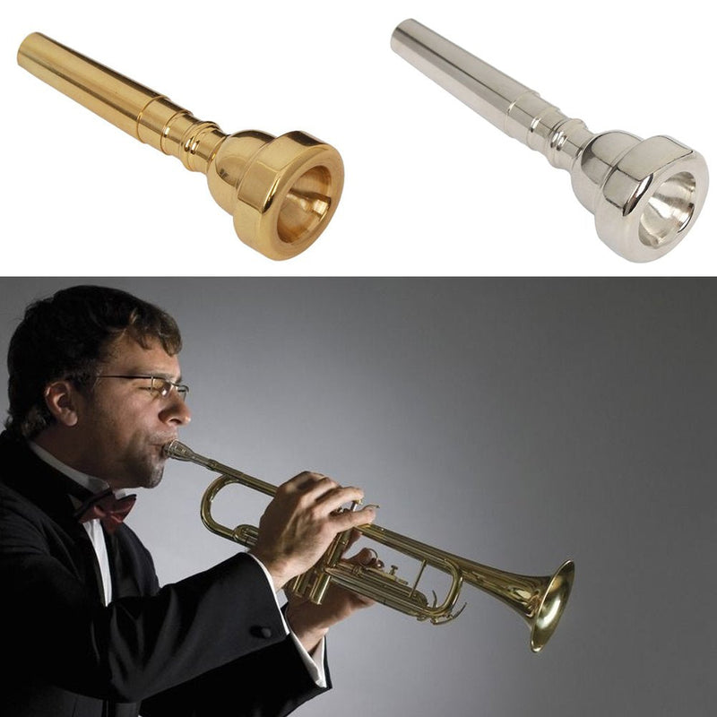 Cornet Mouthpiece Bullet-Shape Mouthpiece Tone Musical Trumpet Fit for 7C Size