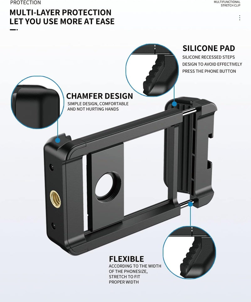 [AUSTRALIA] - APEXEL 17 mm Thread Lens Adapter, Lens Attachments for Telephoto/Macro/Wide Angle/Fisheye/Flow/Radial/Star Filter/Kaleidoscope Lens, Lens Holder Works with Almost All Smartphones 17mm Thread 