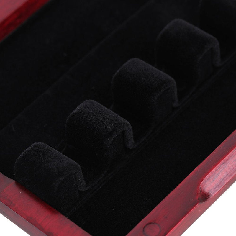 BQLZR Bassoon Reed Storage Case with Soft Velvet Wood Bassoon Reed Case Holds 4 Reeds Holder Box Bassoon Musical Instrument Storage Box