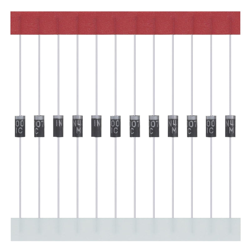 150Pcs 1N4007 IN4007 Rectifier Diode 1A 1000V 4007 Doorbell Diodes 1 Ampere 1000 Volt Dioden DO-41 Package