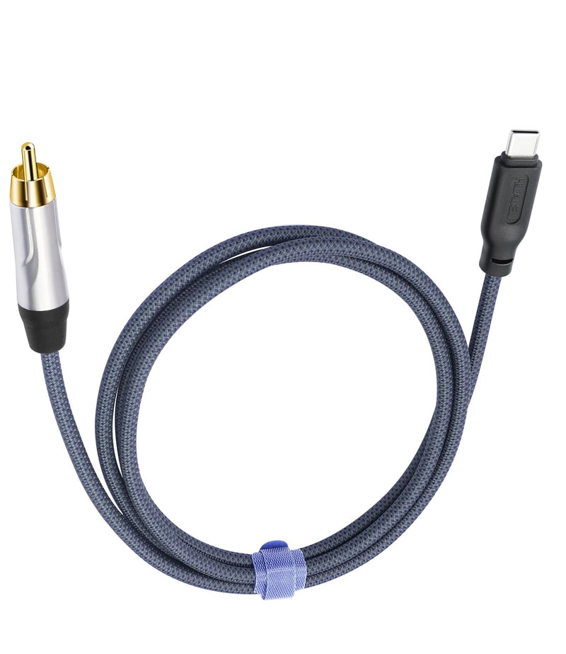 [AUSTRALIA] - 3FT USB c to Coaxial Cable Male Type-c to Digital coaxial Audio Interface Adapter, It can Output 32-bit/384kHz Digital Audio Signals for dac amp Sound Preamp Amplifier 