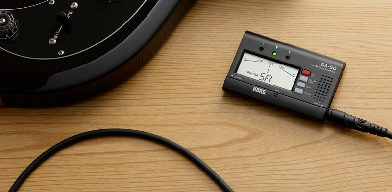 Korg GA-50 Guitar/Bass Tuner w/ Memory Backup and Auto Power-Off Function Single