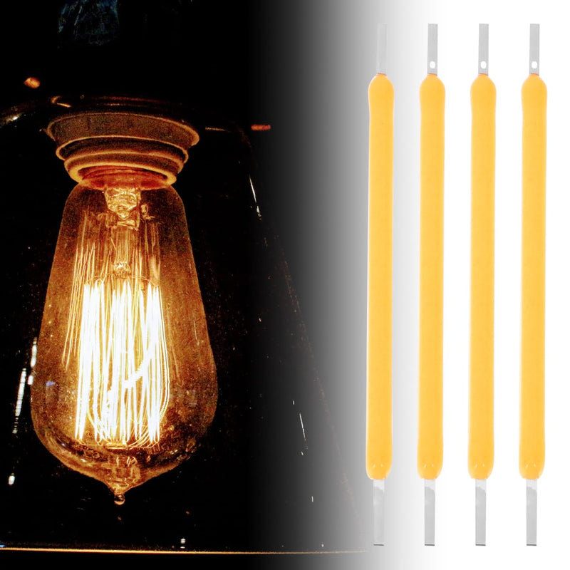 Ciieeo Pack of 100 Light Bulb Filament Parts for LED Light Bulbs The Apartment Appartment Hard LED Filament Hard Light Filament Flexible Accessories Silk Strips Diode