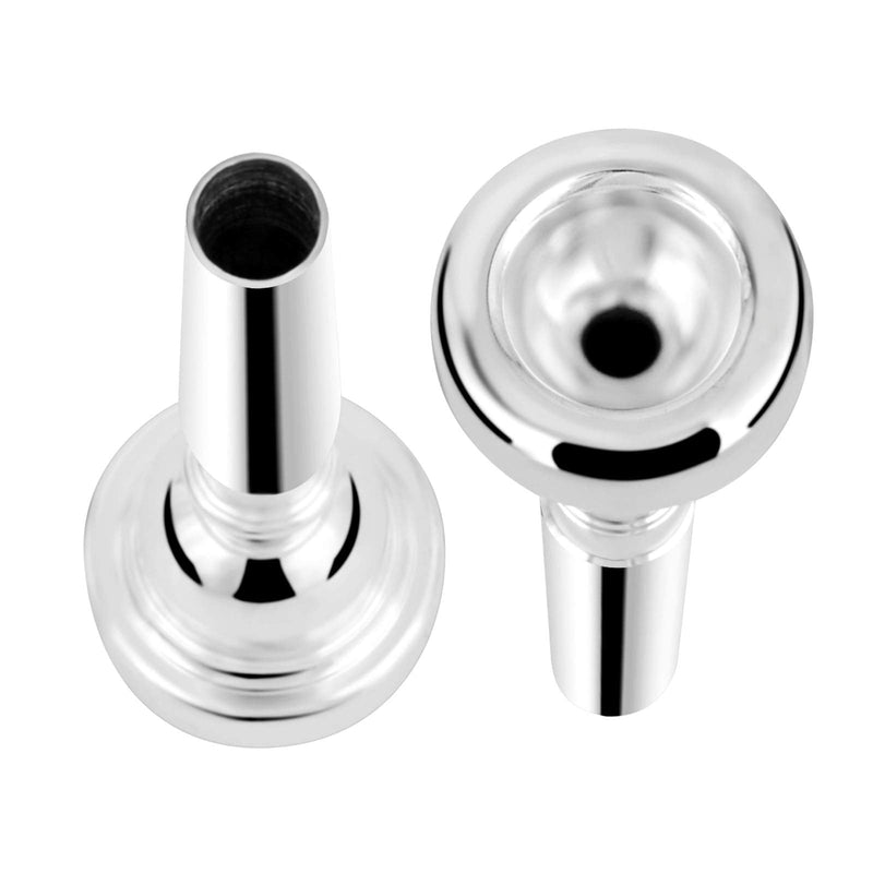 EastRock 5C Trumpet Mouthpiece Silver Plated Bb Trompeta Mouthpiece Trumpet Instrument Accessories Vacuum Packed