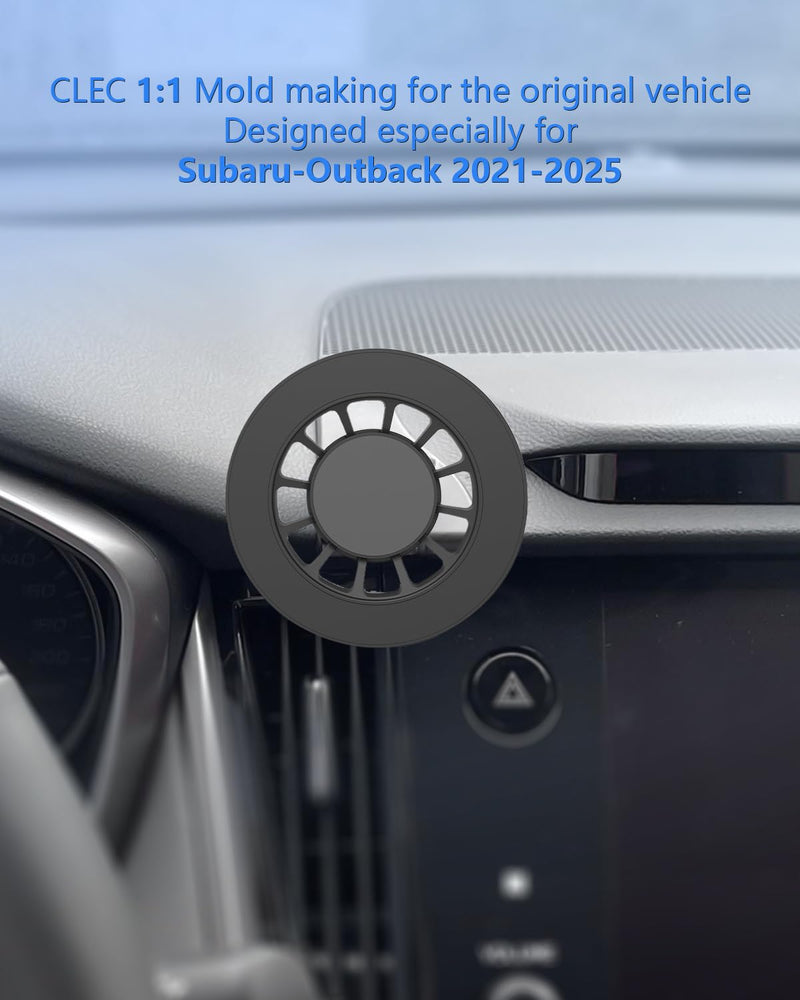 CLEC for Outback Phone Holder for Subaru Outback 2021-2025 Auto Accessories Car Phone Holder Mount for Magsafe iPhone 360° Rotable for iPhone 17-12 All Smartphones [Only fits for 2021-2025]