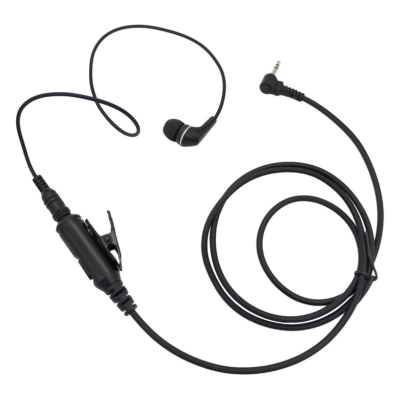 1 Pin 2.5mm Jack Ptt Mic Earpiece Headset Ear Piece Earbud for Motorola Talkabout Walkie Talkie mh230r fr60 mr350r t470 t380 t100 t200tp t260tp t2xx t460 t600 h2o t605 t7100 t472 t800 t6530