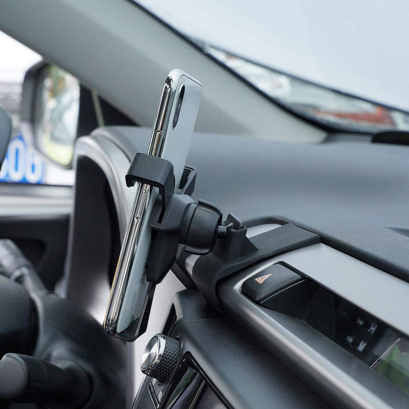 Universal Car Phone Holder Fit for Toyota RAV4 2013 2014 2015 2016 2017 2018 Air Vent Phone Mount Adjustable, Car Phone Cradle Fit for iPhone Samsung 4-7 Inches Smartphone RAV4 13-18 Carbon Fiber