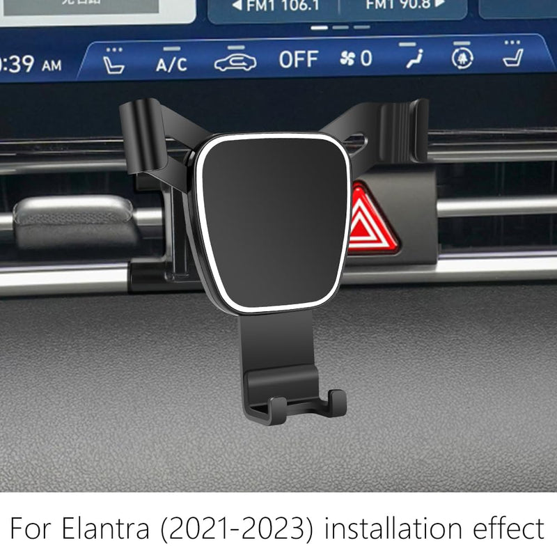 Car Phone Holder for Hyundai Elantra 2021 2022 2023 2024 2025 2026 SE SEL N Line Limited Elantra Hybrid Auto Accessories Navigation Bracket Interior Decoration Mobile Cell Phone Mount case