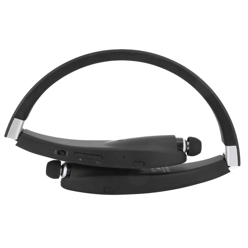 Dilwe SX?991 Stereo Bluetooth5.0 Headphones Neckbands with Retractable Earbuds,Foldable Bluetooth5.0 Headphones Speaker 2 in 1,Universal Sports Earphone,for Home Office,Video