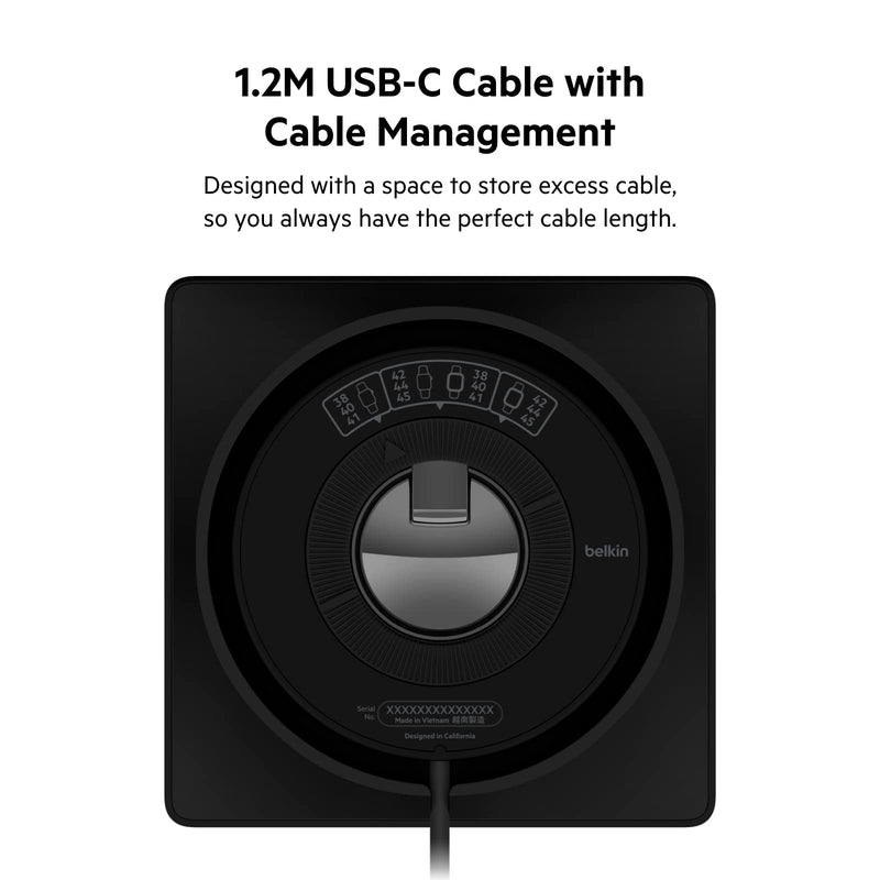 Belkin Apple Watch Charger - Fast Wireless Charging Pad - Travel Charger with Nightstand Mode W/USB-C Cable Included for Apple Watch (Compatible with All Models) - Black | Compatible with all Apple Watch models, nightstand mode, USB-C cable included, p...