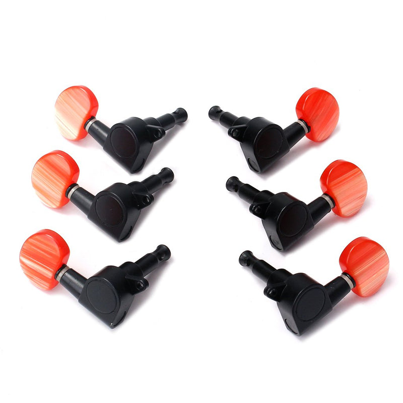 [AUSTRALIA] - Sealed Guitar Tuning Pegs Keys Bass Guitar Tuning Machine Heads Precision Jazz Bass Accessories (black-4) black-4 