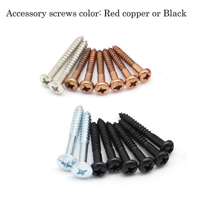 [AUSTRALIA] - 52.5mm ST Guitar Tremolo Bridge Vintage guitar bridge set for Squier/Mexico Fender Strat Stratocaster Electric Guitar Replacement (Red copper) Red copper 