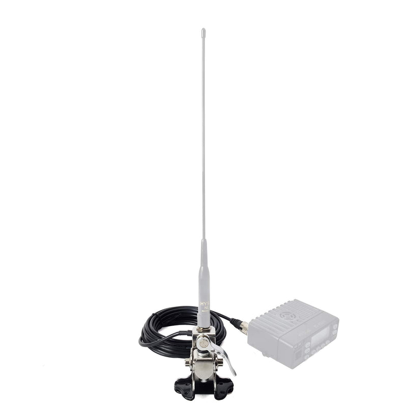 [AUSTRALIA] - UAYESOK Car Antenna Mount Bracket Clip Trunk Lid Hatchback Mobile Radio Antenna Mount Base with 5M/16.4ft SO239 to PL-259 RG-58 Coax Cable for Vehicle Car HAM Radio Antenna 