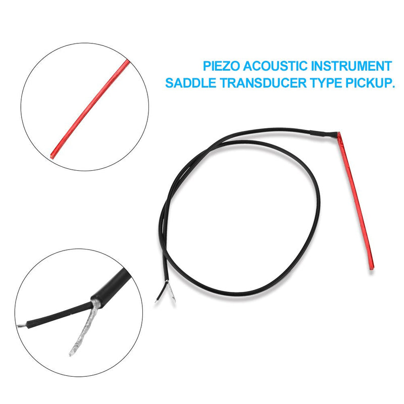 Guitar Under Saddle Passive Piezo Pickup Cable without Plug for Acoustic Guitar Instrument Accessory Pickup Accessories