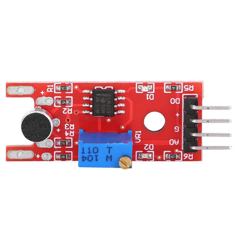 [AUSTRALIA] - 5Pcs Sound Sensor Module, 3 to 5V Microphone Sound Sensor Microphone Sensor Module Ultra Small Professional Microphone Amplifier IC KY-038 for Assembly with Indicator Lights 
